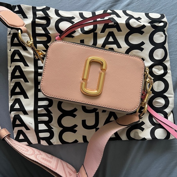 Marc Jacobs The Snapshot Bag Rose Like New - Picture 1 of 10